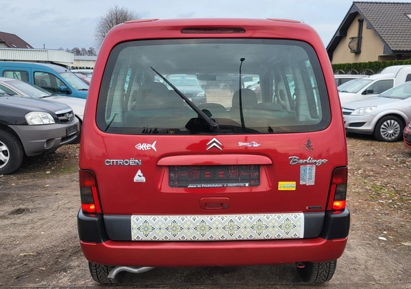 Citroen Berlingo cena 9300 przebieg: 272000, rok produkcji 2004 z Michałowo małe 301